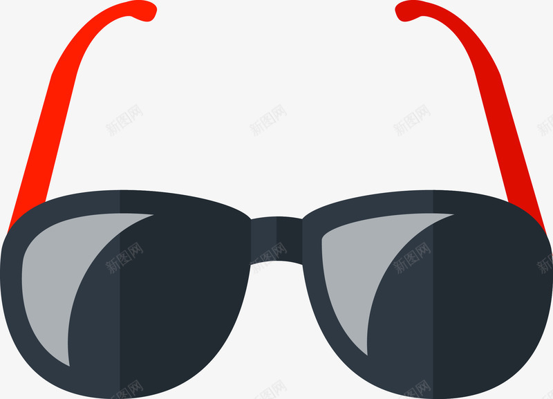 眼镜墨镜png免抠素材_新图网 https://ixintu.com 墨镜 太阳镜 眼镜 近视镜 镜框
