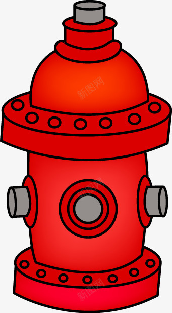 卡通的消火栓png免抠素材_新图网 https://ixintu.com 卡通 安全 消火栓 消防