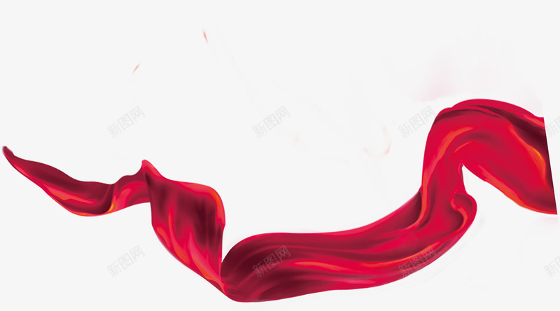 红色大绸缎png免抠素材_新图网 https://ixintu.com 中国风 帘子 幕布 红绸 红色 绒布 绸缎 血红色 飘带