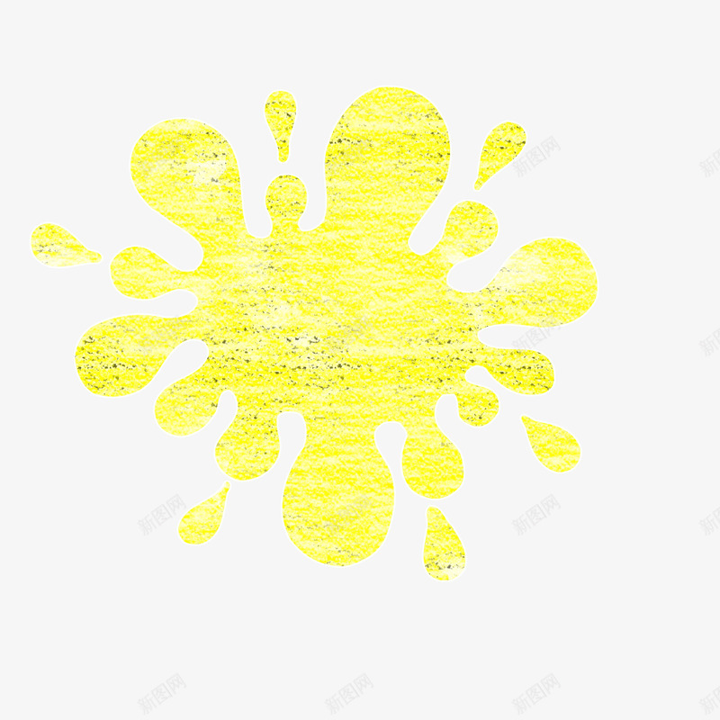 黄色液体的粉笔画png免抠素材_新图网 https://ixintu.com 可爱 学校板报 流动油 浅色 浅黄 液体 简单 黄色 黑板粉笔画