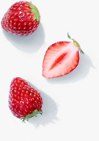 水果植物草莓红色png免抠素材_新图网 https://ixintu.com 植物 水果 红色 草莓 草莓横切面