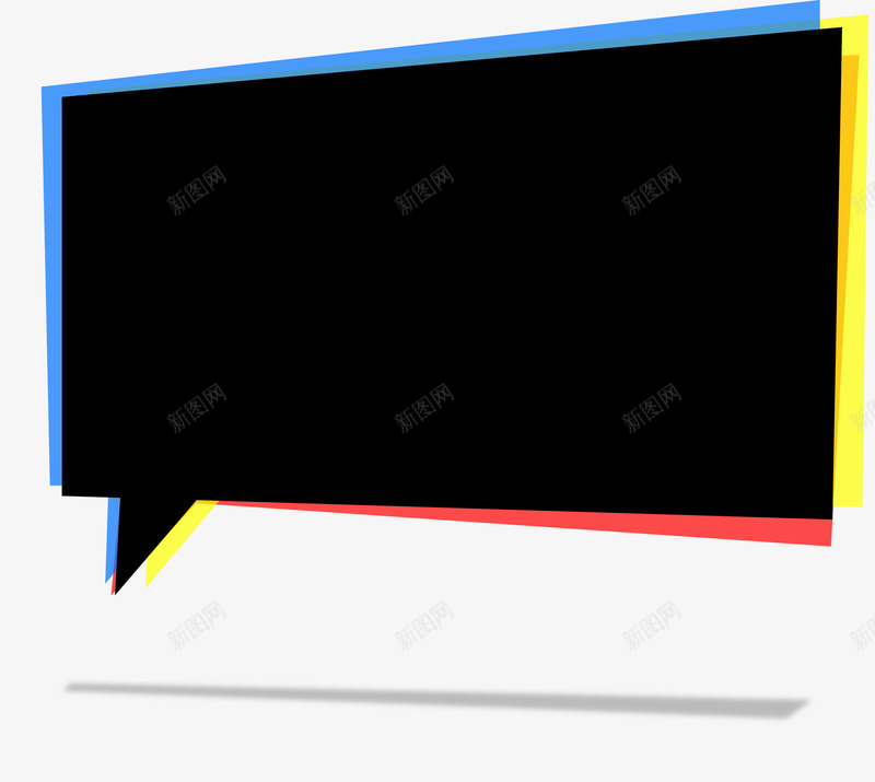 四色标记图标png_新图网 https://ixintu.com PNG图片 标记 矢量素材 红色 蓝色 重点 重点标记 黄色 黑色