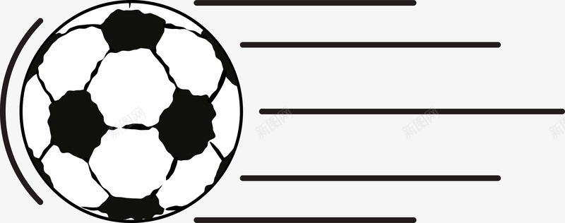 飞起的足球图标png_新图网 https://ixintu.com 体育器材 动感 卡通足球 手绘足球 球 矢量足球 足球 足球图 足球徽章 足球手绘 运动 速度 飞起的