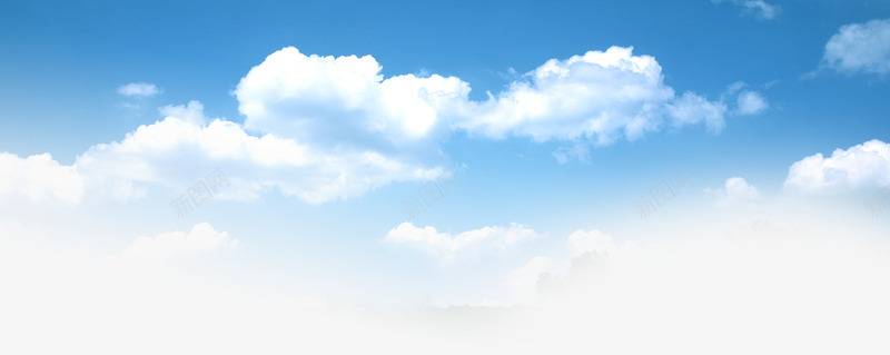 蓝色天空白云风景装饰png免抠素材_新图网 https://ixintu.com ps立面天空 天空 天空风景元素 白云 蓝色 蓝蓝天空 装饰 风景