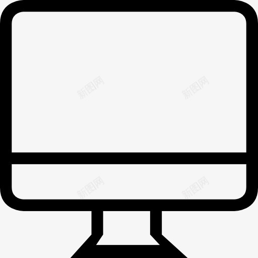 电脑显示器的轮廓图标png_新图网 https://ixintu.com 工具 工具和用具 标志 概述 监视器 符号 缪图标 计算机 轮廓