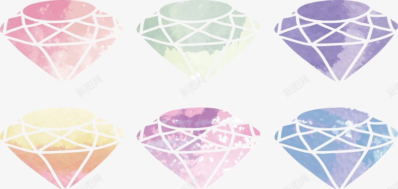 鲜艳的钻石矢量图ai免抠素材_新图网 https://ixintu.com 宝石 晶莹的钻石 透明钻石 钻石 钻石堆 鲜艳 矢量图