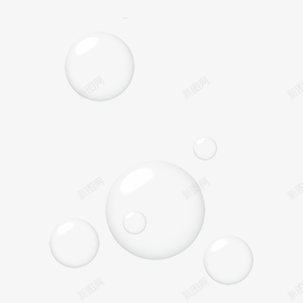 大小不一的透明泡泡png免抠素材_新图网 https://ixintu.com 不一 大小 泡泡 透明