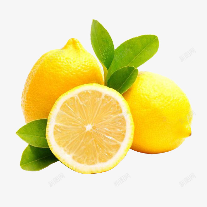 绿叶柠檬水果png免抠素材_新图网 https://ixintu.com 图片 柠檬 水果 绿叶