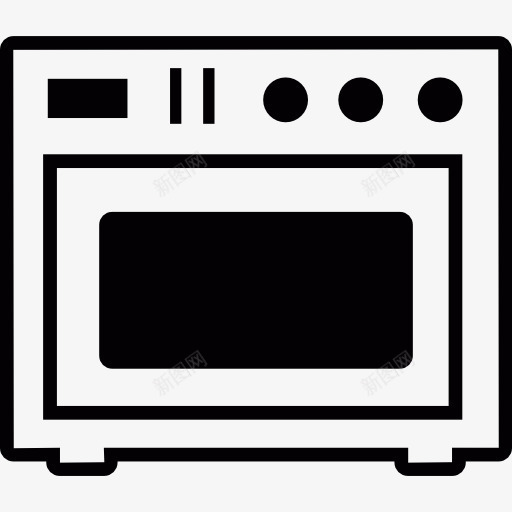 烤箱图标png_新图网 https://ixintu.com 厨房 工具和用具 烧烤 热 烹饪用具