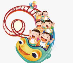 游乐场过山车过山车高清图片