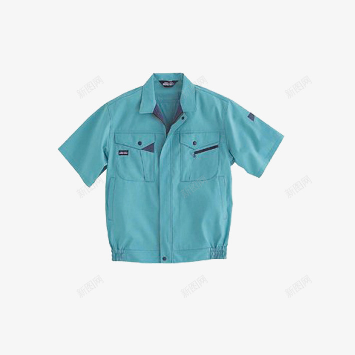 工作服png免抠素材_新图网 https://ixintu.com 劳保用品 工作服 必须穿工作服 短袖工作服 蓝色工作服 车间工作服