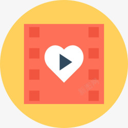 爱情视频婚礼视频图标高清图片