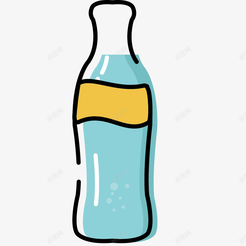 一瓶汽水png免抠素材_新图网 https://ixintu.com 一瓶 一瓶汽水 一瓶汽水PNG 汽水 饮料