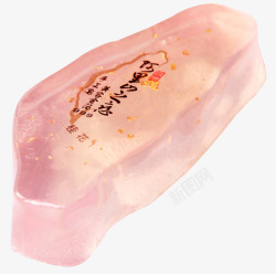 粉色肥皂纯天然乳油木果玫瑰手工皂高清图片