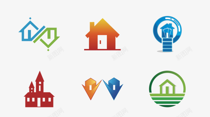 房子logo图标图标
