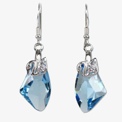 蓝宝石饰品钻石耳环高清图片