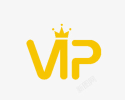 优惠VIP黄色VIP效果高清图片