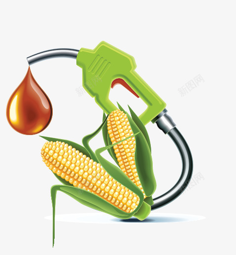 绿色玉米油png免抠素材_新图网 https://ixintu.com 农作物 玉米 玉米油 绿色 食物油