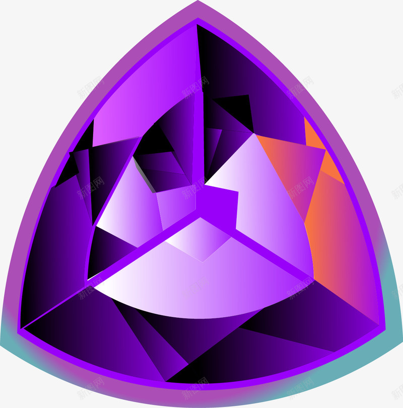 紫色钻石图png免抠素材_新图网 https://ixintu.com 一堆宝石 一堆钻石 宝石 矢量宝石 红宝石 钻石