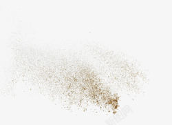 粉尘颗粒洒翻的金色粉末颗粒高清图片