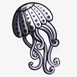 章鱼抠图海底世界卡通章鱼动物高清图片