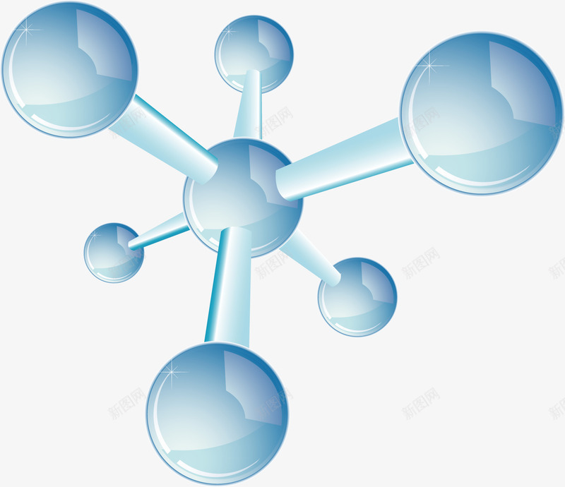 化学原子结构元素png免抠素材_新图网 https://ixintu.com 化学 原子矢量 模型 球