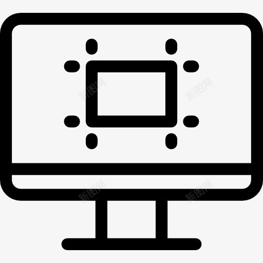 电脑显示器背面图标png_新图网 https://ixintu.com 技术 电脑屏幕 电视 电视屏幕 电视监控