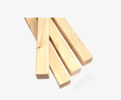 原料加工木材加工专用方木料高清图片