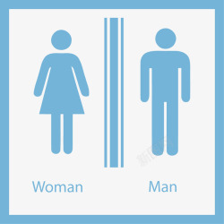 女生卫生间logo公共卫生间图标高清图片