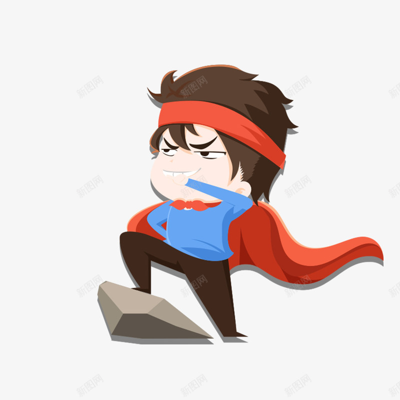小男孩超人png免抠素材_新图网 https://ixintu.com 卡通超人 可爱小男孩 小男孩 超人