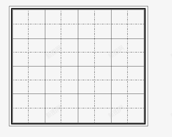 简单米字格png免抠素材_新图网 https://ixintu.com 免费图片 简单 米字格 黑色