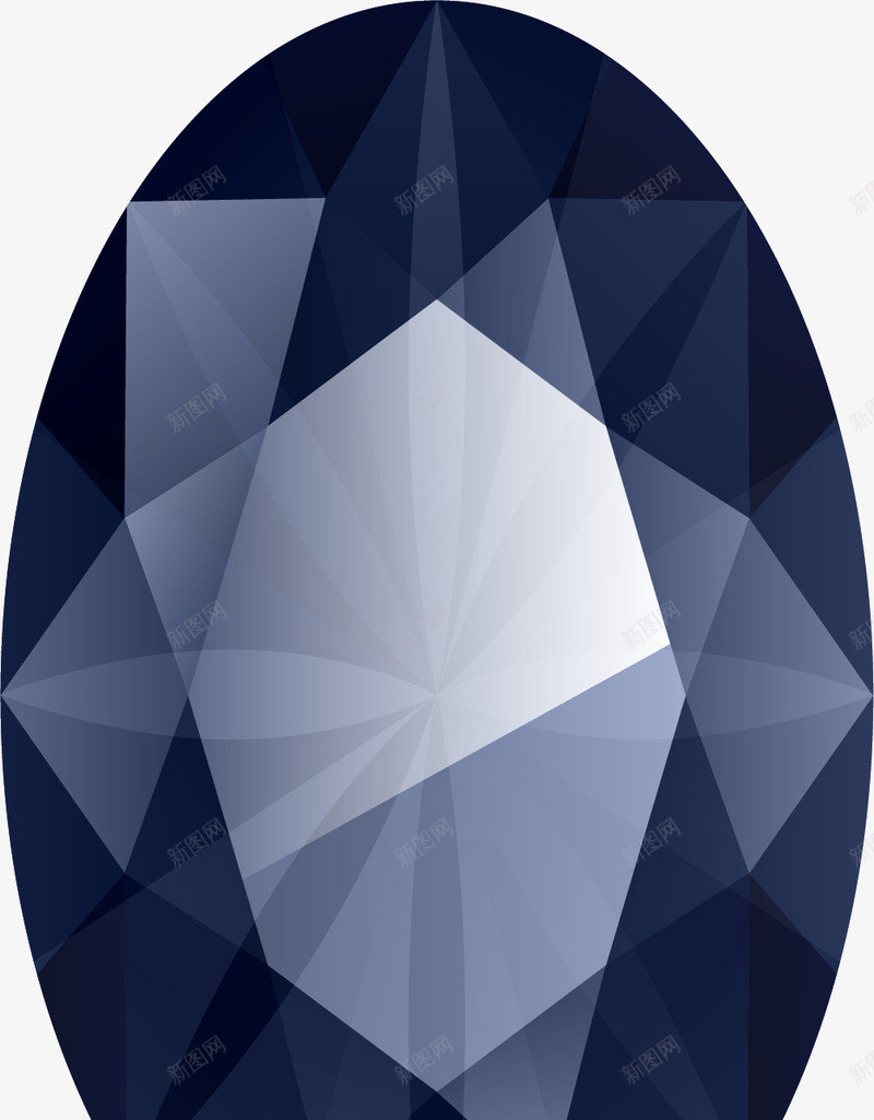 彩色钻石装饰元素png免抠素材_新图网 https://ixintu.com 彩色 椭圆形 钻石