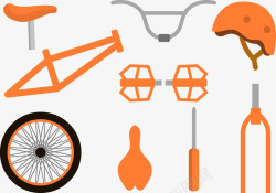 自行车零件素材