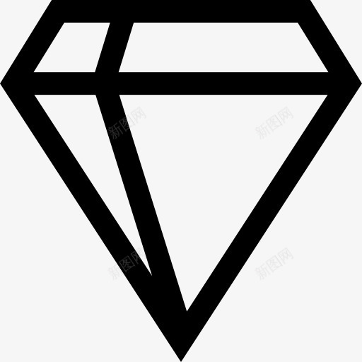 钻石图标png_新图网 https://ixintu.com 宝石 时尚 珠宝 豪华 财富 钻石 魅力