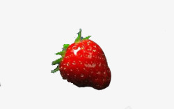 单个草莓单个简单草莓高清图片