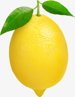 矢量质感柠檬创意质感黄色的柠檬高清图片
