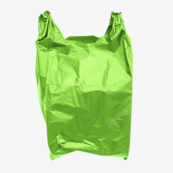 塑料袋PNG图绿色塑料袋高清图片