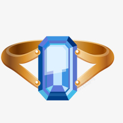 钻石戒指求婚戒指矢量图素材