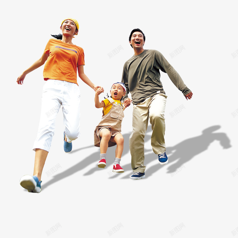 家庭奔跑装饰图案png免抠素材_新图网 https://ixintu.com 图案 奔跑 家庭 装饰 设计