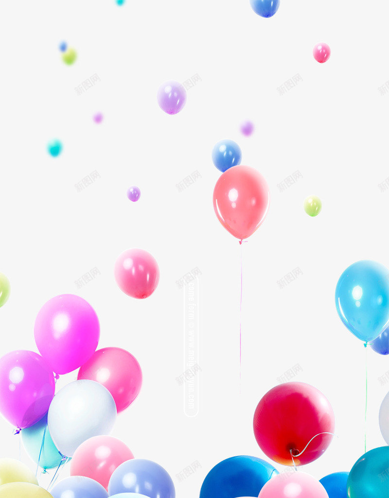 气球漂浮背景png免抠素材_新图网 https://ixintu.com 61 气球 气球墙 漂浮 背景png 节日