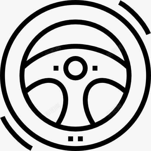 方向盘图标png_新图网 https://ixintu.com 交通运输 体育 汽车 赛车方向盘 赛车游戏 驾驶