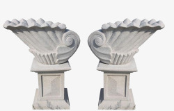 罗马风格螺纹柱子高清图片
