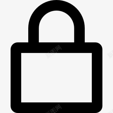 锁挂锁大纲符号安全工具图标图标