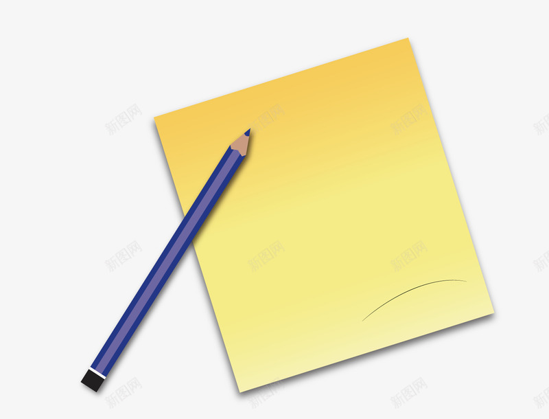 纸和铅笔png免抠素材_新图网 https://ixintu.com 学习工具 开学季 文案背景 纸张 铅笔