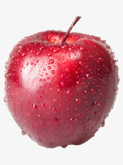 创意摄影红色质感的苹果素材