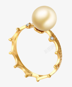 珍珠戒指素材