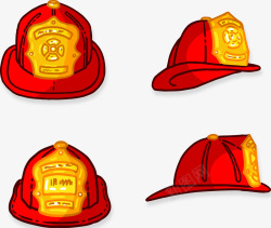 消防帽矢量图素材