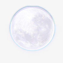 银白色的簪子月球高清图片