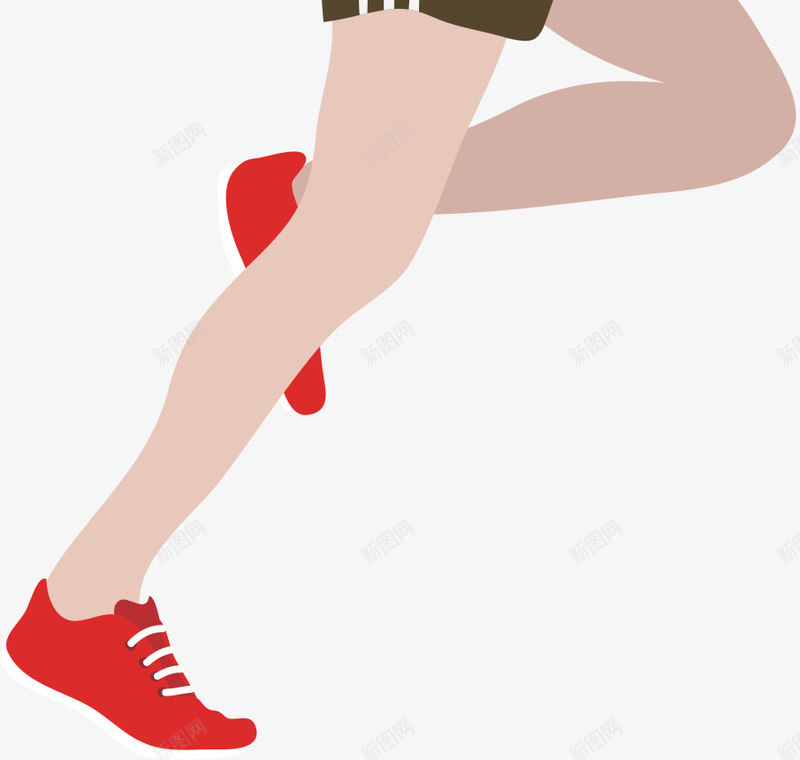 奔跑的人矢量图ai免抠素材_新图网 https://ixintu.com 体育 健康 健身 晨跑 男子 运动 矢量图