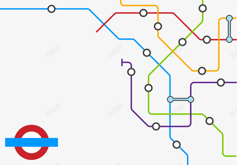 卡通城市地铁线路装饰png免抠素材_新图网 https://ixintu.com 交通图 地铁线 地铁线路 地铁线路图 地铁路线 城市地铁线路 线路